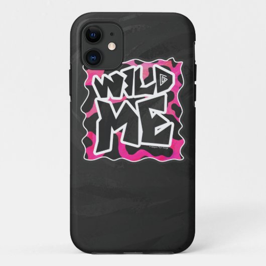 Wilde Koe Roze en Wit Case-Mate iPhone Case (Achterkant)