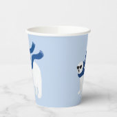 Wilde koele dieren papieren bekers (Links)