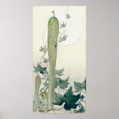 wilde komkommer Japanse kunst door Ohara Koson Poster (Voorkant)