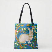 Wilde konijn en bloeiende takken tote bag (Voorkant)