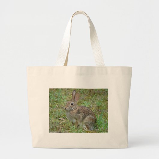 Wilde konijn oostelijk katoenstaart II kleding en  Grote Tote Bag (Voorkant)