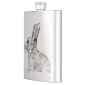 Wilde konijnenfles heupfles (Links)