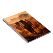 wilde konik - paarden die direct naar de oorlog tr notitieboek (Rechterzijde)