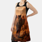 wilde konik - paarden die direct naar de oorlog tr schort (Insitu)