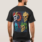 wilde koning t-shirt (Achterkant)