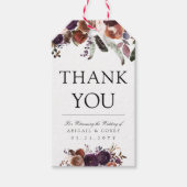 Wilde Koninklijke Bloem | Bedankbericht Cadeaulabel (Voorkant)