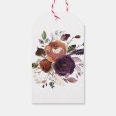 Wilde Koninklijke Bloem | Bedankbericht Cadeaulabel (Achterkant)