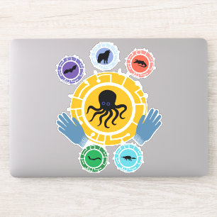 Wilde kratt broers sticker