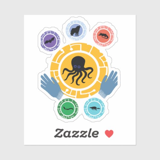 Wilde kratt sticker (Vel)