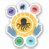 Wilde kratt sticker (Voorkant)