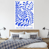 Wilde kruiden, Matisse-stijl Canvas Afdruk (Insitu (Slaapkamer))