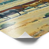 "Wilde Land van de Navajo" door Maynard Dixon Foto Afdruk (Hoek)