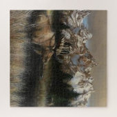 Wilde landschap legpuzzel (Horizontaal)