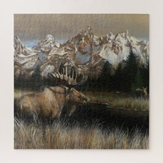 Wilde landschap legpuzzel (Verticaal)