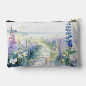 Wilde Lavendel bloemen in aquarel Etui (Achterkant)
