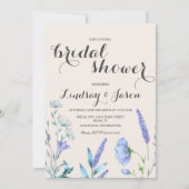 Wilde lavendel en ivoren Vrijgezellenfeest Kaart (Voorkant)