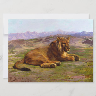 Wilde Leeuw in de Masai Mara Kaart