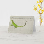 Wilde Leguaan Kaart (Gele Bloem)