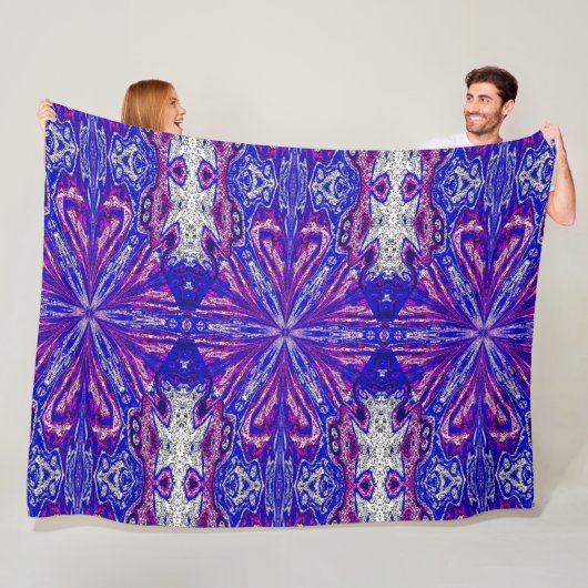 Wilde Lelies 10 Fleece Deken (In situ)