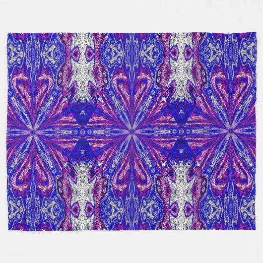 Wilde Lelies 10 Fleece Deken (Voorkant (Horizontaal))