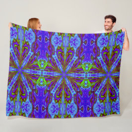 Wilde Lelies 1 Fleece Deken