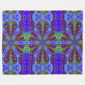 Wilde Lelies 1 Fleece Deken (Voorkant (Horizontaal))