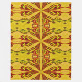 Wilde Lelies 2 Fleece Deken (Voorkant)