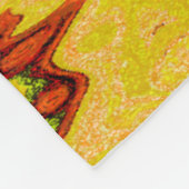 Wilde Lelies 2 Fleece Deken (Hoek)