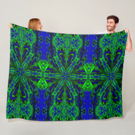 Wilde Lelies 5 Fleece Deken