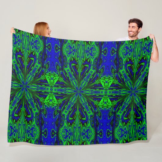 Wilde Lelies 5 Fleece Deken (In situ)