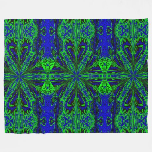 Wilde Lelies 5 Fleece Deken (Voorkant (Horizontaal))