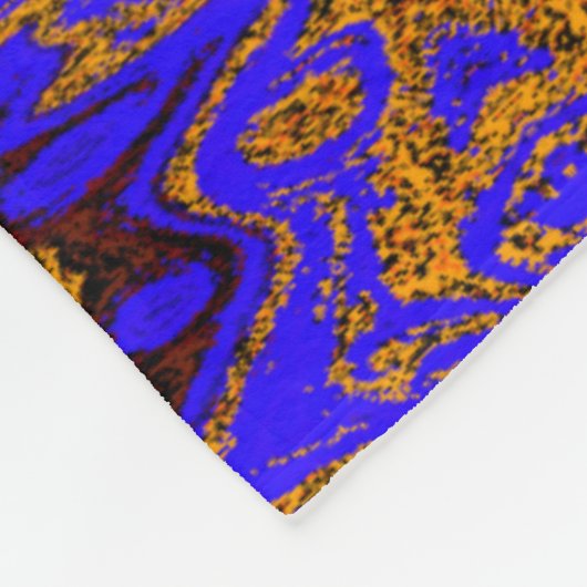 Wilde Lelies 6 Fleece Deken (Hoek)