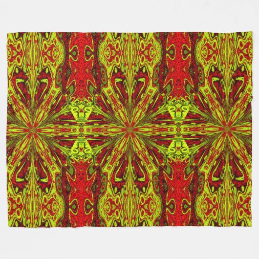 Wilde Lelies 7 Fleece Deken (Voorkant (Horizontaal))