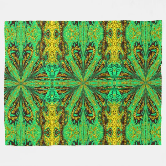 Wilde Lelies 8 Fleece Deken (Voorkant (Horizontaal))