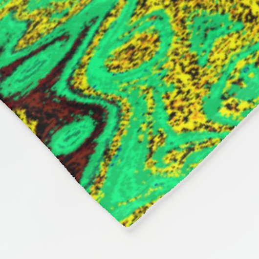 Wilde Lelies 8 Fleece Deken (Hoek)