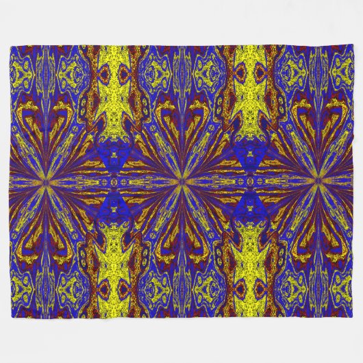 Wilde Lelies 9 Fleece Deken (Voorkant (Horizontaal))