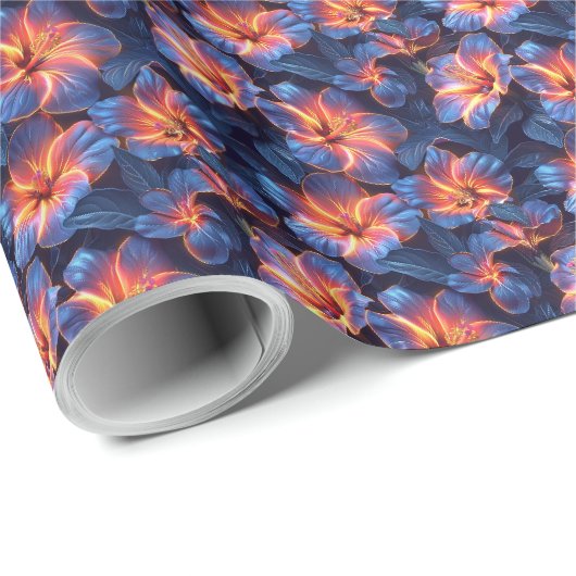 Wilde Lelies Bloemige Cadeaupapier (Rol Hoek)