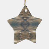 Wilde Leopard Wilde Dierenpatroonbruin Keramisch Ornament (Rechts)