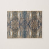 Wilde Leopard Wilde Dierenpatroonbruin Legpuzzel (Horizontaal)