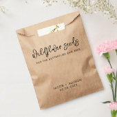 wilde liefde voor wilde bloemen bruiloft confetti bedankzakje (Gezegeld)