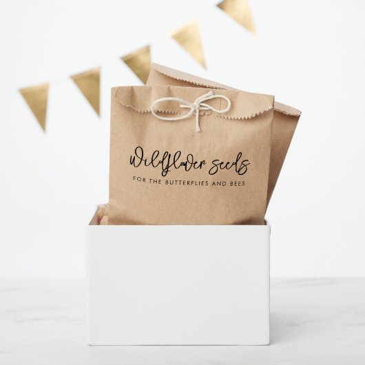 wilde liefde voor wilde bloemen bruiloft confetti bedankzakje (Feest)