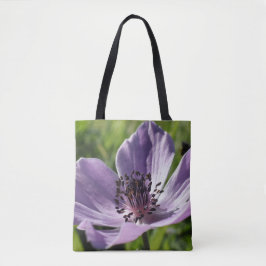 Wilde lila anemonenbloem in Paphos, Cyprus Tote Bag