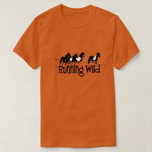 Wilde lopen t-shirt (Design voorkant)