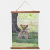 Wilde luiers op de bosbouw hangend wandkleed (Voorkant)