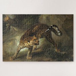 Wilde Luipaard (door Jean-Baptiste Oudry) Legpuzzel