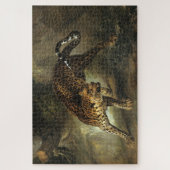 Wilde Luipaard (door Jean-Baptiste Oudry) Legpuzzel (Verticaal)