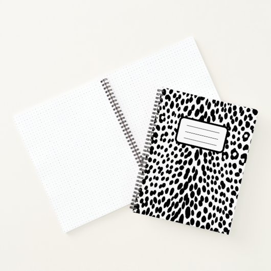 Wilde Luipaard Energie – Moedige Dierprint Mode Notitieboek (Binnen)