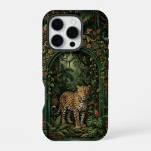 Wilde Luipaard Jungle Boog | iPhone 16 Pro Hoes