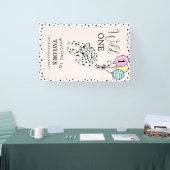 wilde | Luipaardballon 1e verjaardag Welkom Spandoek (Beurs)