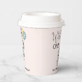 wilde | Luipaardballonmeisje 1e verjaardag Papieren Bekers (Rechts)